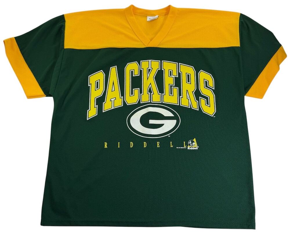 Vintage 90s Green Bay Packers Jersey Men's XL NFL Riddell 1996 Football Shirt